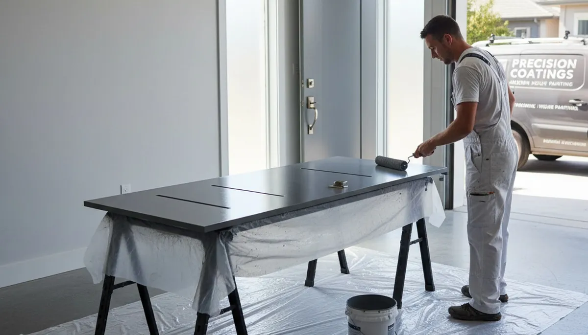Professional door painting service by expert house painters in Lynchburg, VA