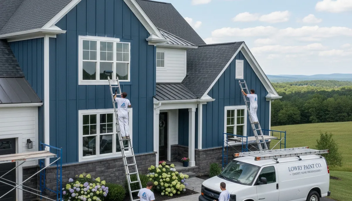 House painting team serving Lynchburg, VA with professional interior and exterior painting services