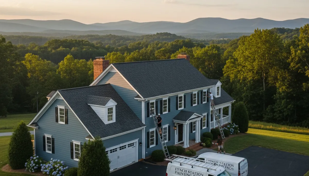 House painting service in Lynchburg, VA for interior and exterior home painting projects
