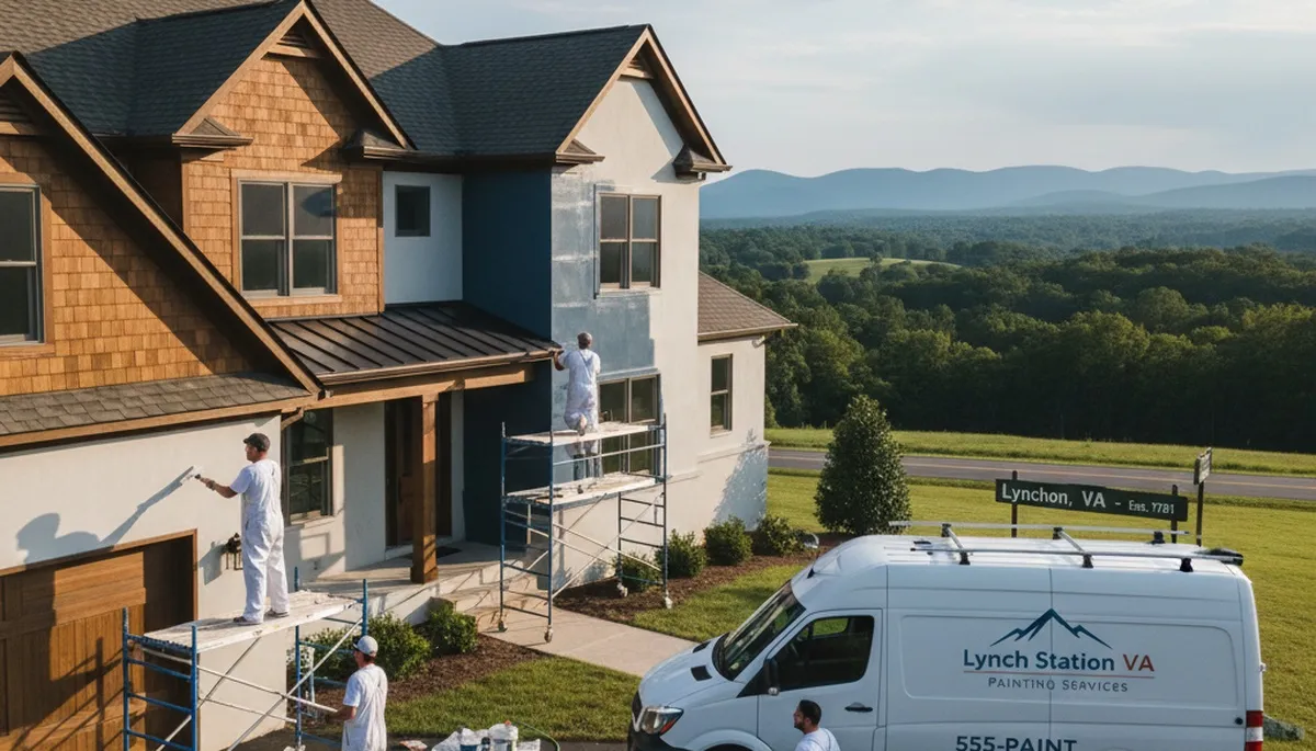 House painting service in Lynchburg, VA for residential interior and exterior home painting