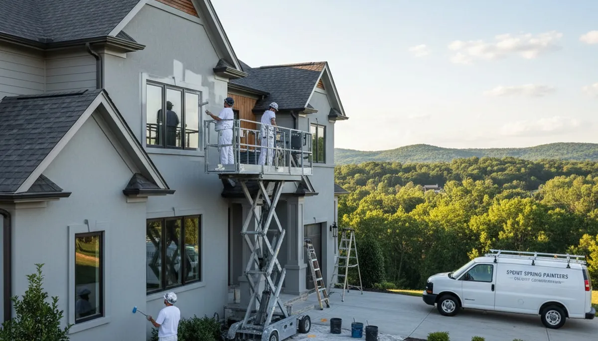 House painting service in Lynchburg, VA by Paintly Lynchburg VA for residential exterior painting